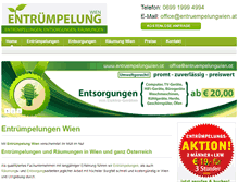 Tablet Screenshot of entruempelungwien.at